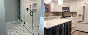interior designer works of kitchen and bathroom